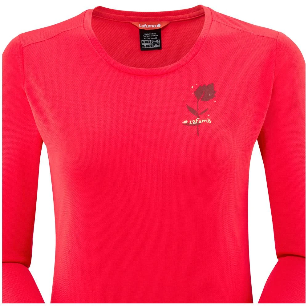 Tee-shirt De Rando Lafuma Shield LS W Scarlet Pink 4 Tee-shirt De Rando Lafuma Shield LS W Scarlet Pink – Image 2